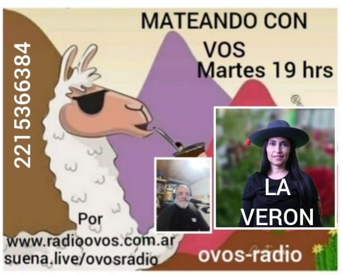 Hoy martes 9 de septiembre  a partir de las 19 hrs LA VERON