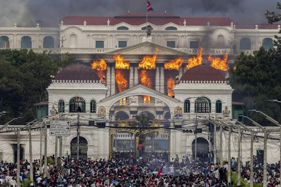 Masivas protestas en Nepal