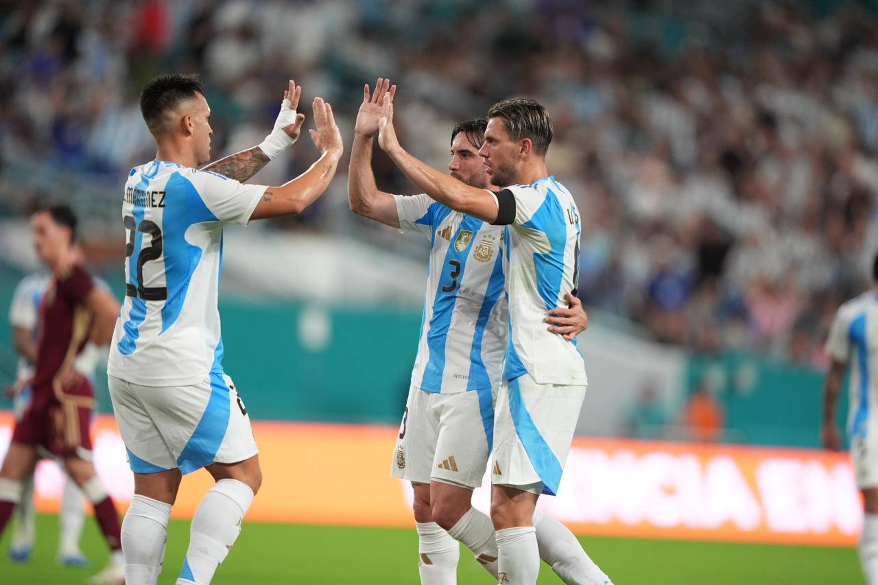 Argentina ganó sin Messi: 1-0 a Venezuela en el arranque de la gira