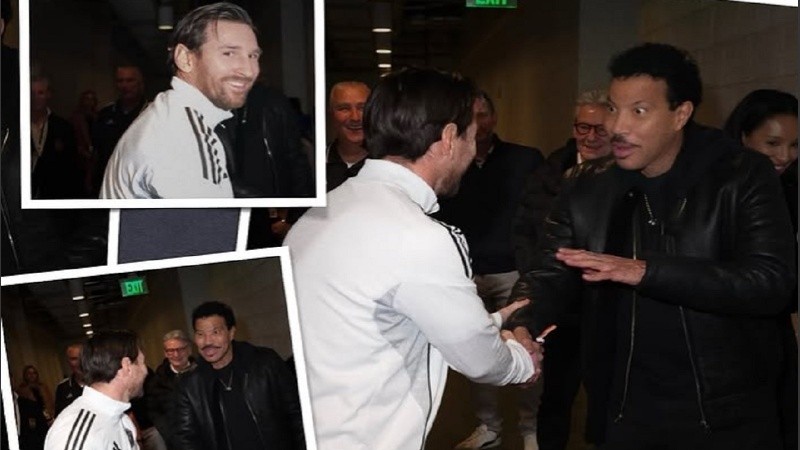 Lio conoce a Lio: el cantante Lionel Richie publicó su divertido encuentro con Messi