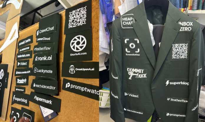 Vendi&oacute; espacios publicitarios en su traje de bodas y qued&oacute; como una camiseta del ascenso