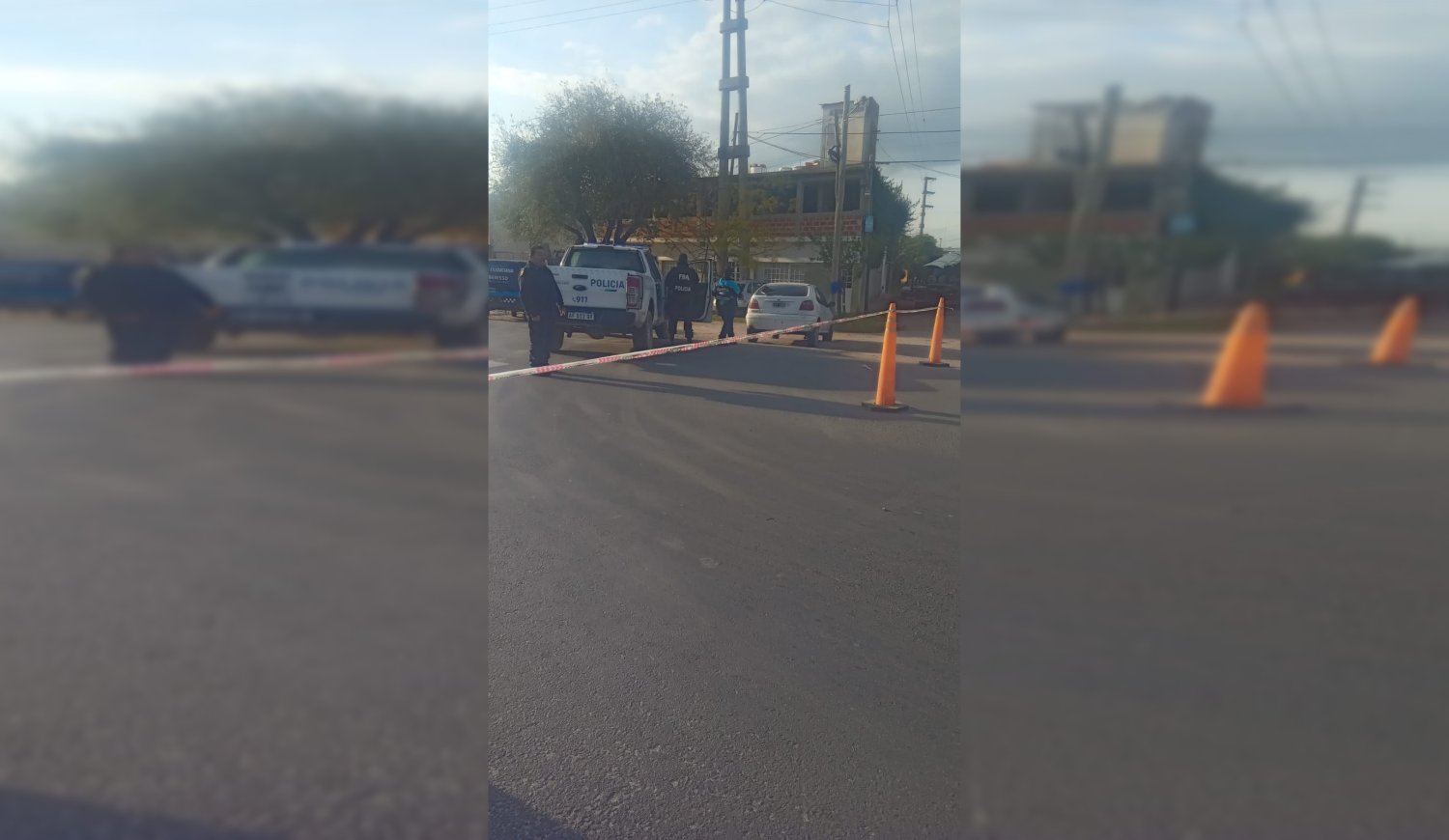 Motociclista herida tras un choque en Berisso