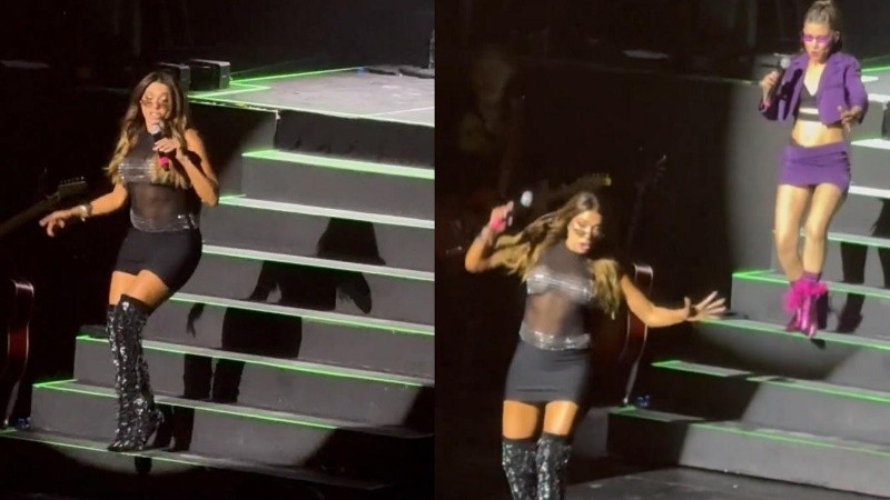 “Mi ciela”: el video de la caída de Cathy Fulop en el show de Erreway, su respuesta y la reacción de Oriana Sabatini