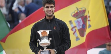 M1000 de Roma: Carlos Alcaraz arrolló a Jannik Sinner en la final