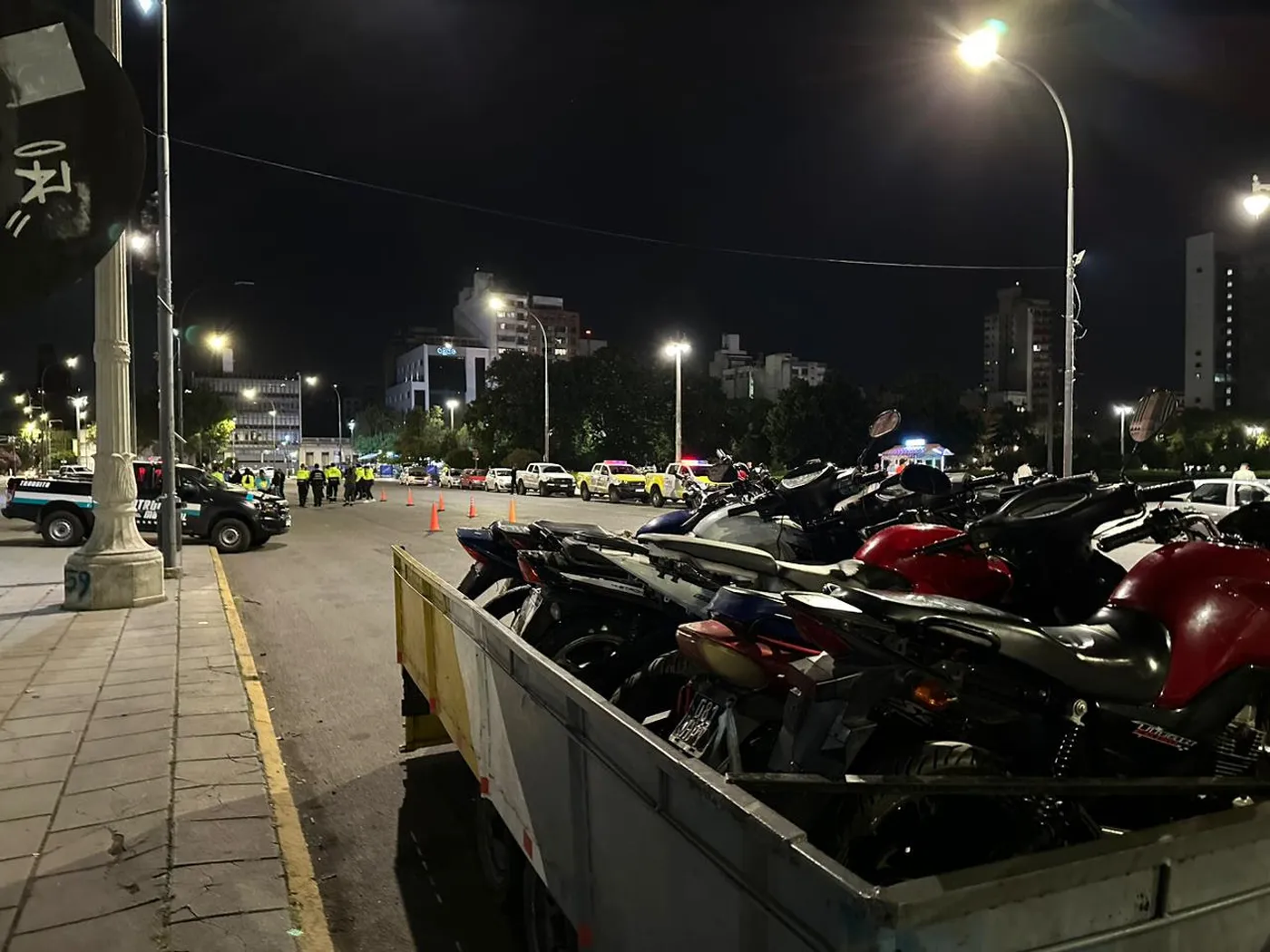 Gran operativo contra motochorros en La Plata en la previa al aniversario de la ciudad