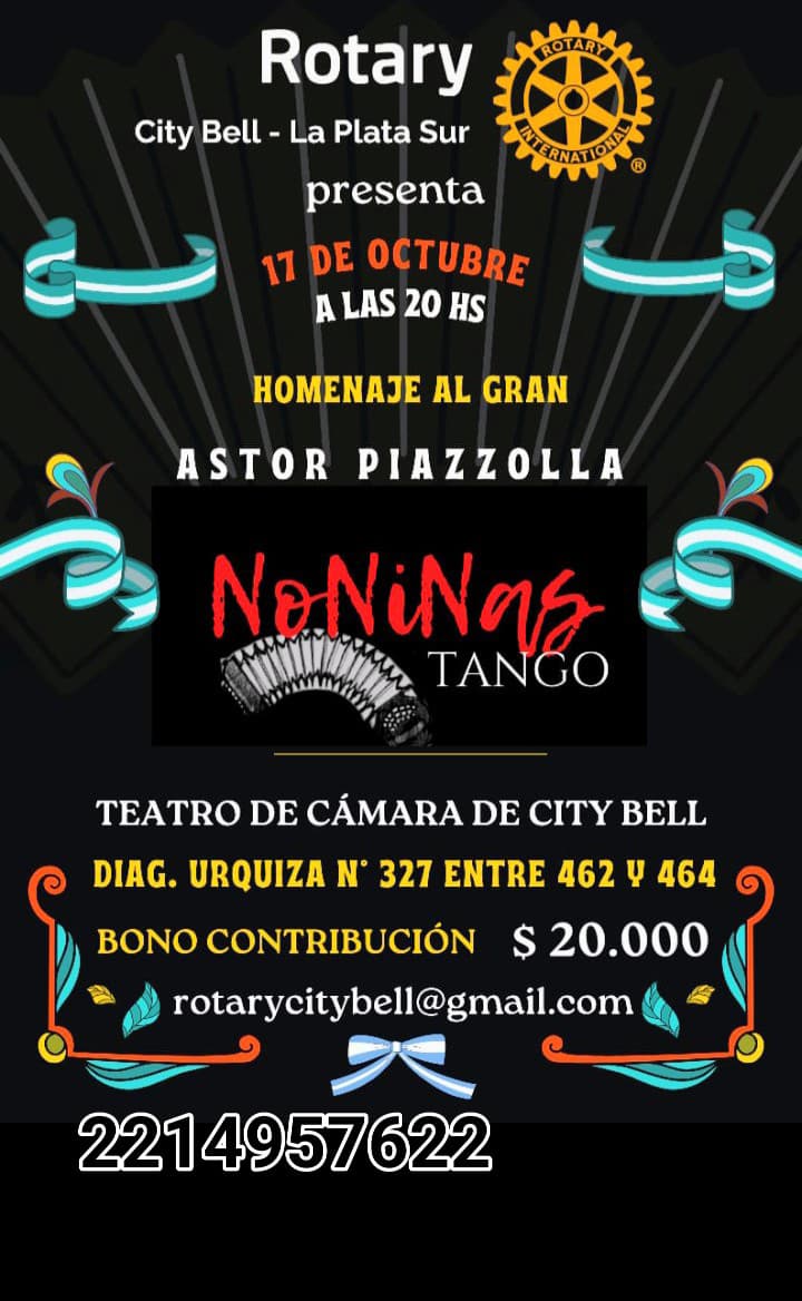 Viernes 17 de octubre a partir de las 20 hrs