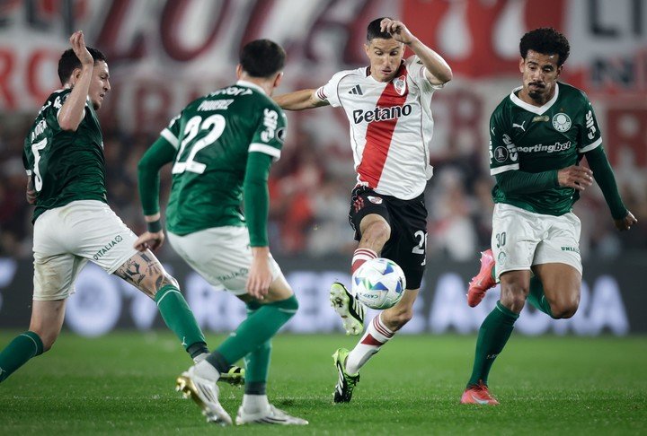 Desilusión en San Pablo: River cayó 3-1 ante Palmeiras y quedó eliminado de la Copa Libertadores