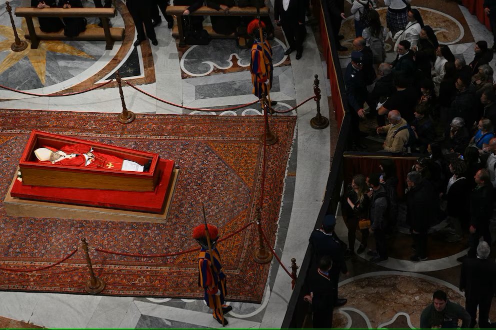 Todo preparado para el funeral de Francisco