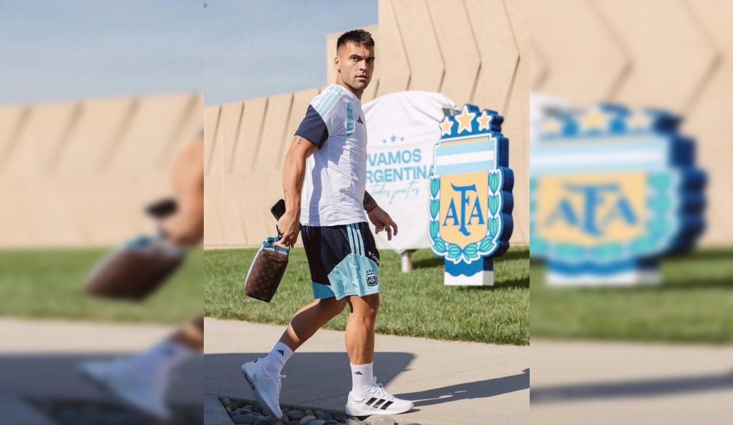 Tras otra práctica en Kansas se definió el look de Argentina para el debut
