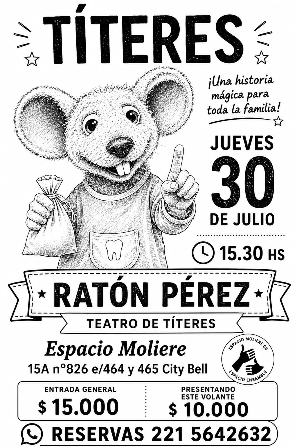 RATON PEREZ TITERES