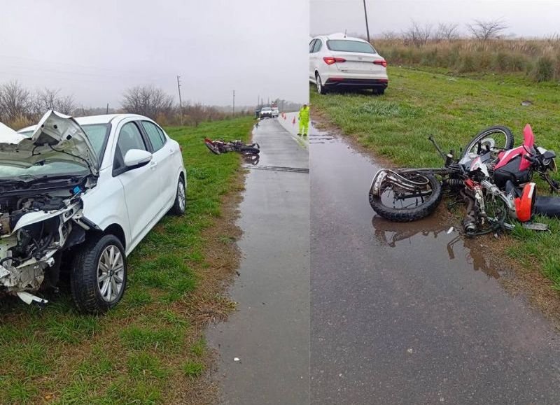 Se mató un motociclista en trágico accidente