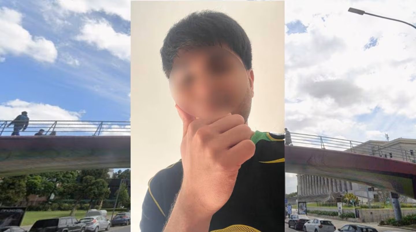 Desesperada búsqueda de un joven