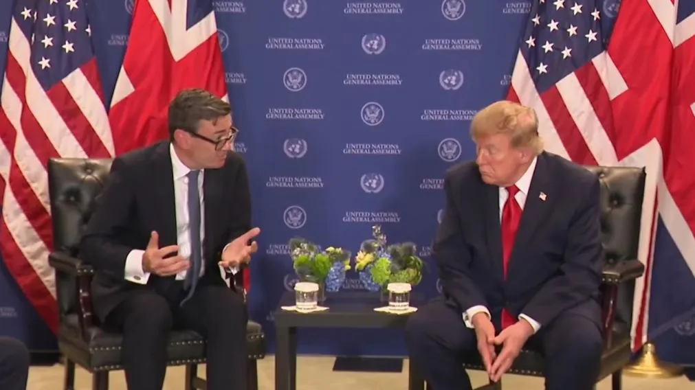 Trump se reunió con el británico Andy Burnham: el reclamo argentino por la soberanía de Malvinas formó parte de la bilateral