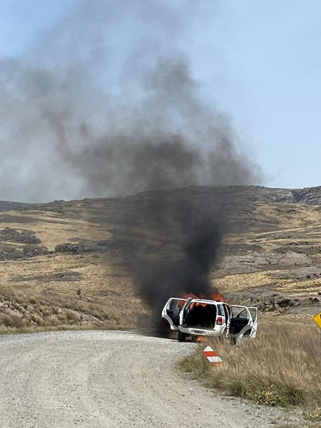 Incendio en Quebrada del Condorito