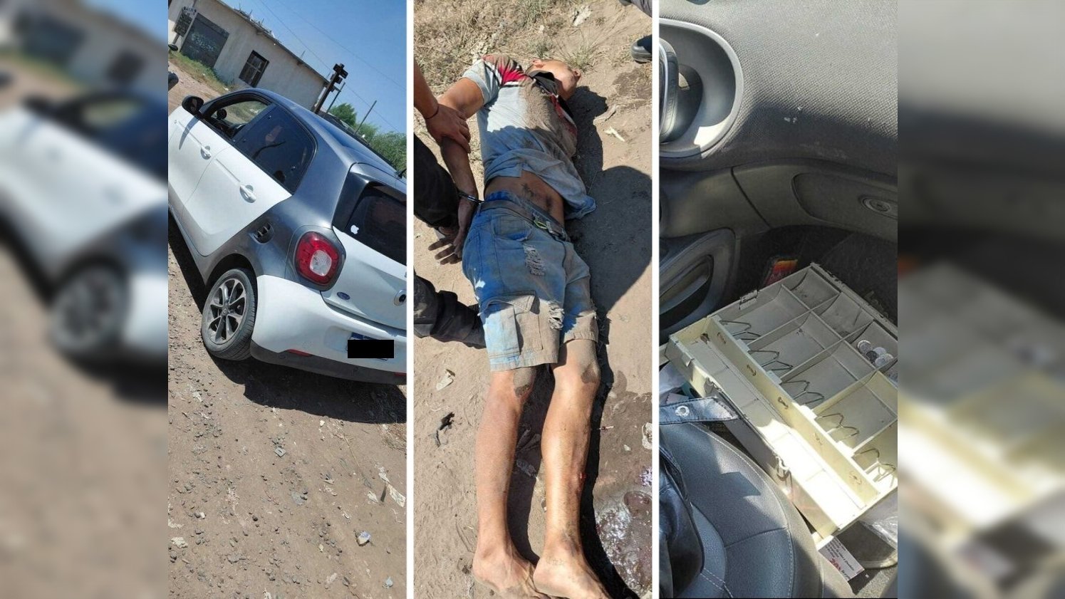 Robo feroz, persecuci&oacute;n y balacera desde el centro a la mega toma