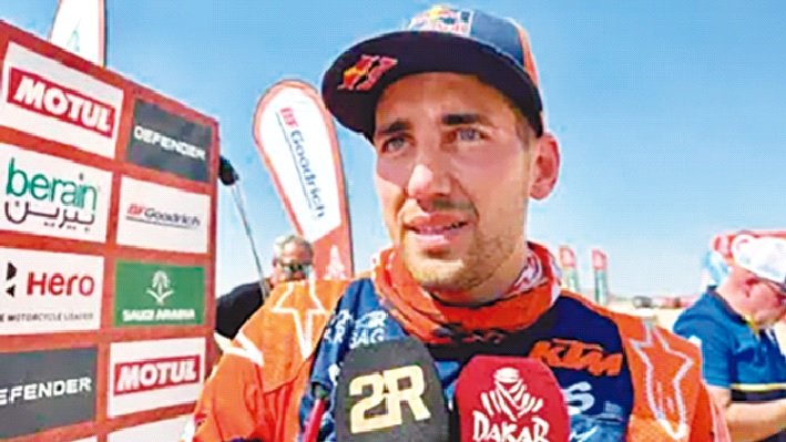 Rally Dakar: Benavides pis&oacute; fuerte en la d&eacute;cima etapa