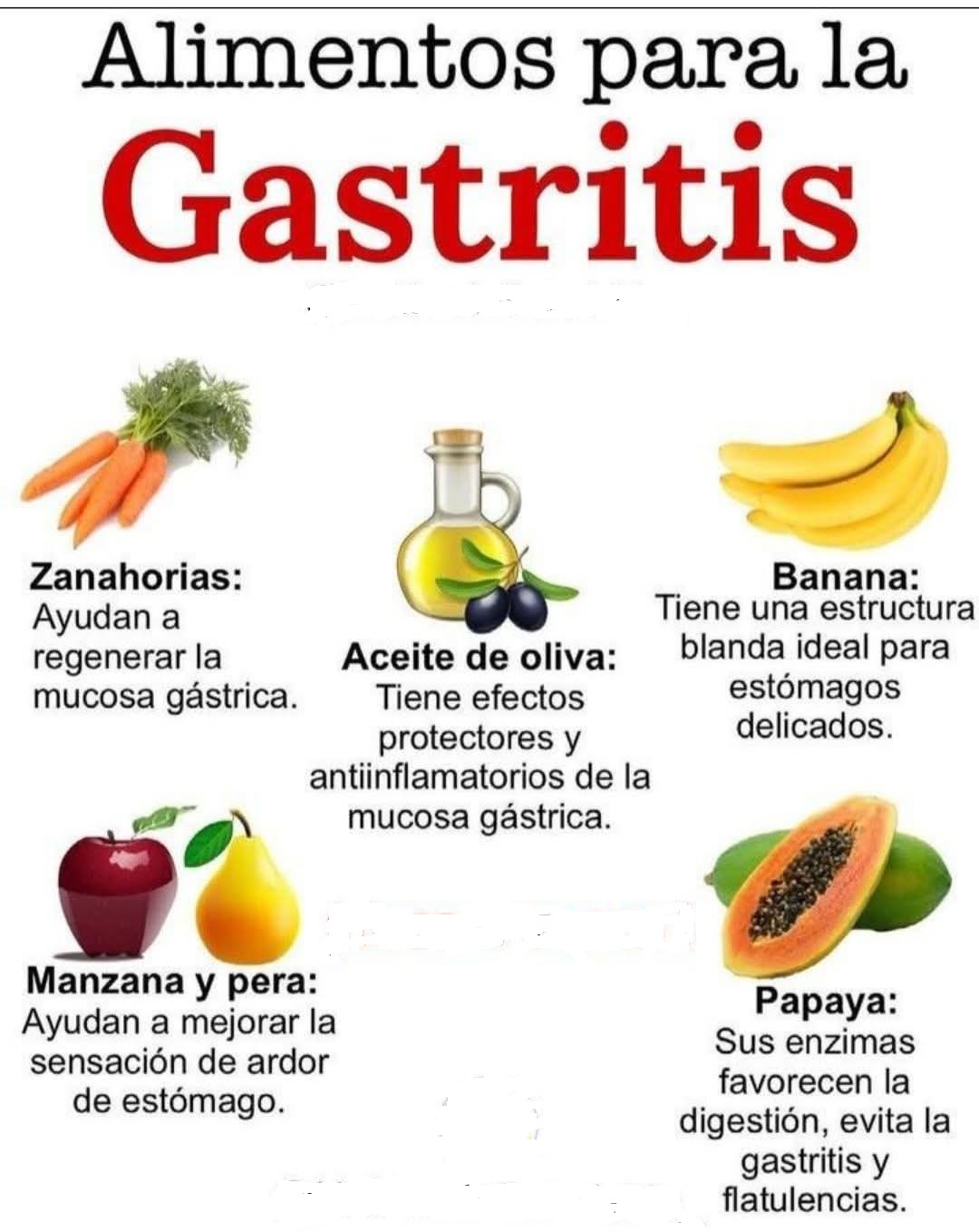 Ayudan a evitar la gastritis
