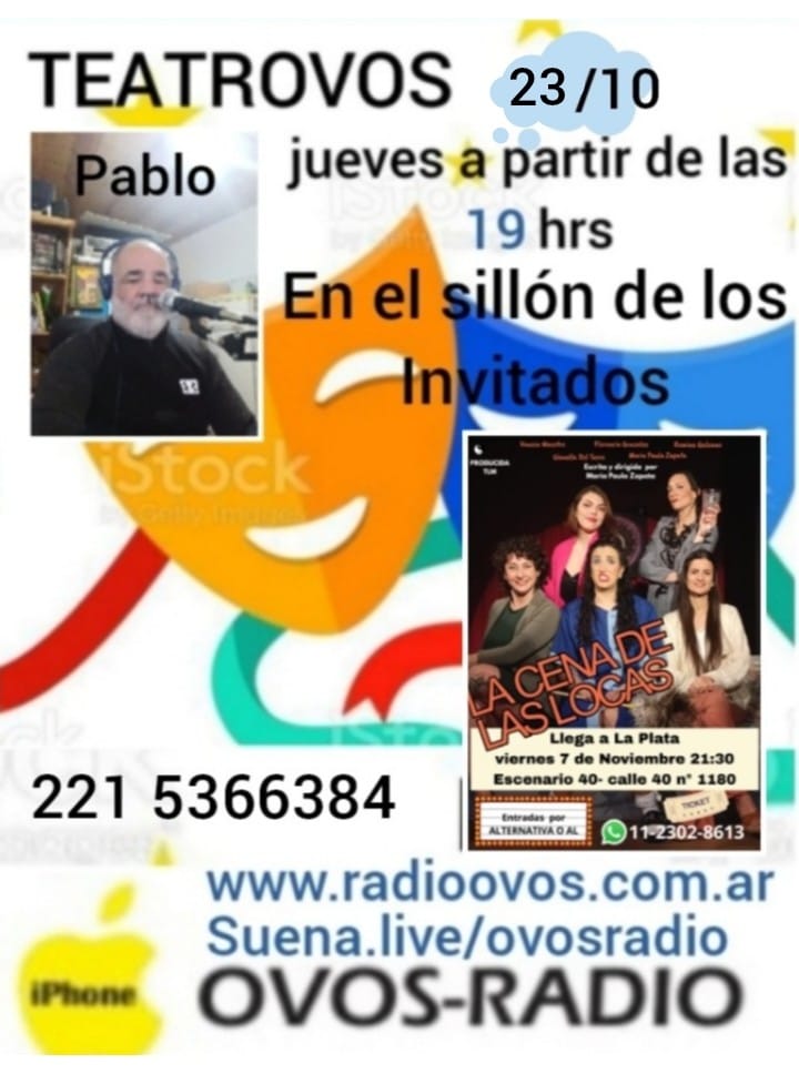 HOY JUEVES 23 DE OCTUBRE A LAS 19!