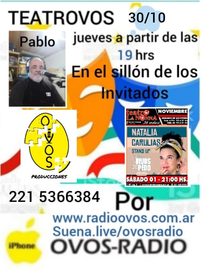 Hoy Imperdible !!!!!!!!! NATALIA CARULIAS a las 11 hrs repetimos