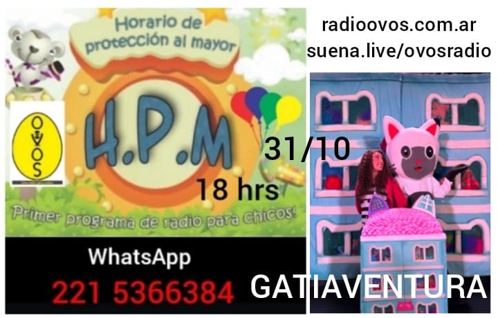 Hoy imperdible !!!!!!!! GATIAVENTURA a partir de las 18 hrs